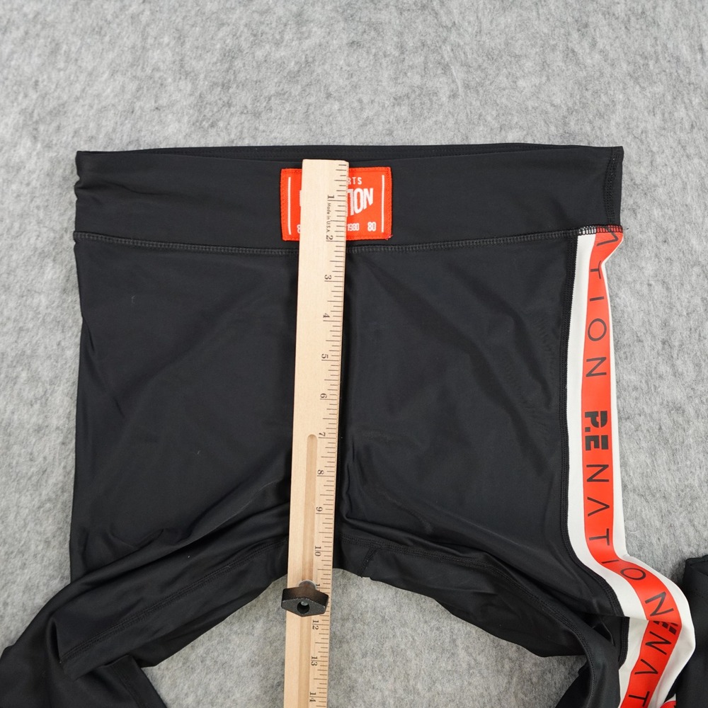 PE Nation Leggings Womens Large Black Brawler Side Stripe Logo Activewear - Picture 4 of 11